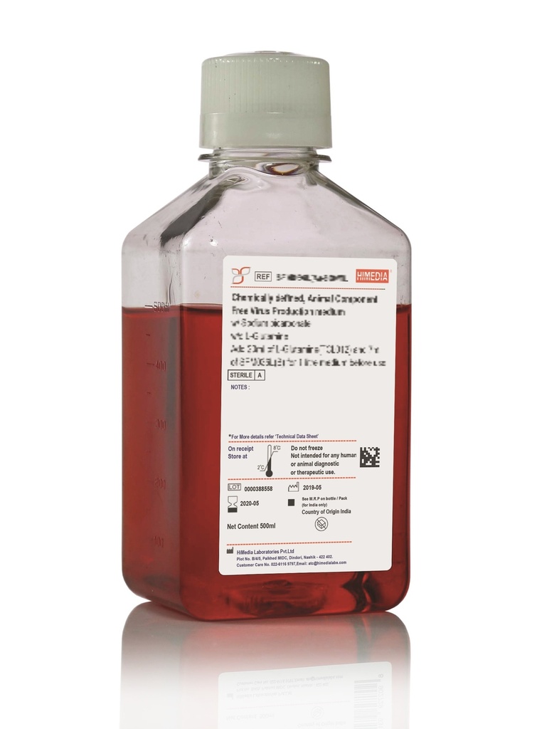 Minimum Essential Medium Eagle (MEM) w/ Earle's salts, 2mM L-Glutamine, 1mM Sodium pyruvate, NEAA and 1.5 gms per litre Sodium bicarbonate    