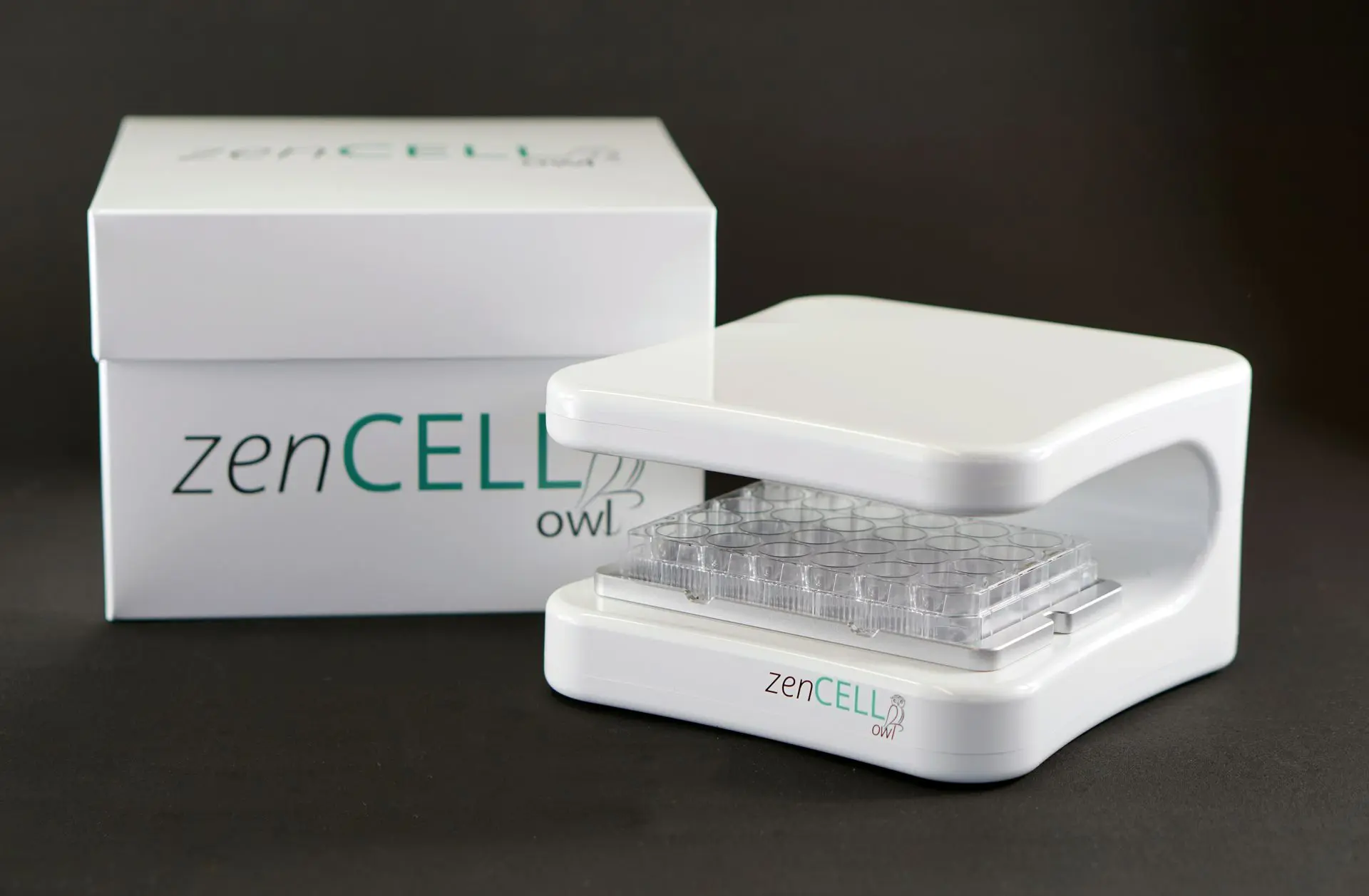 zenCELL owl Inkubatormikroskop mit Verpackung