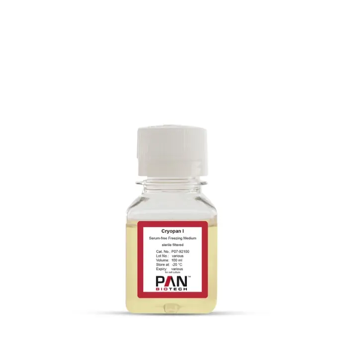 Flasche Cryopan I, serumfreies Einfriermedium von PAN-Biotech