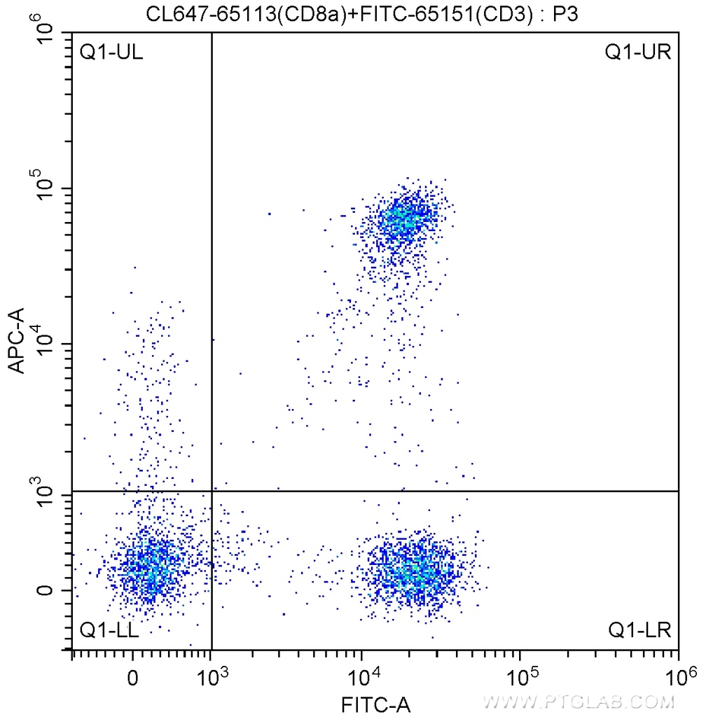 CoraLite®647 Anti-Human CD8a (Hit8a)