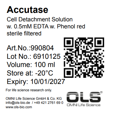 Accutase Cell Detachment Solution, 100ml