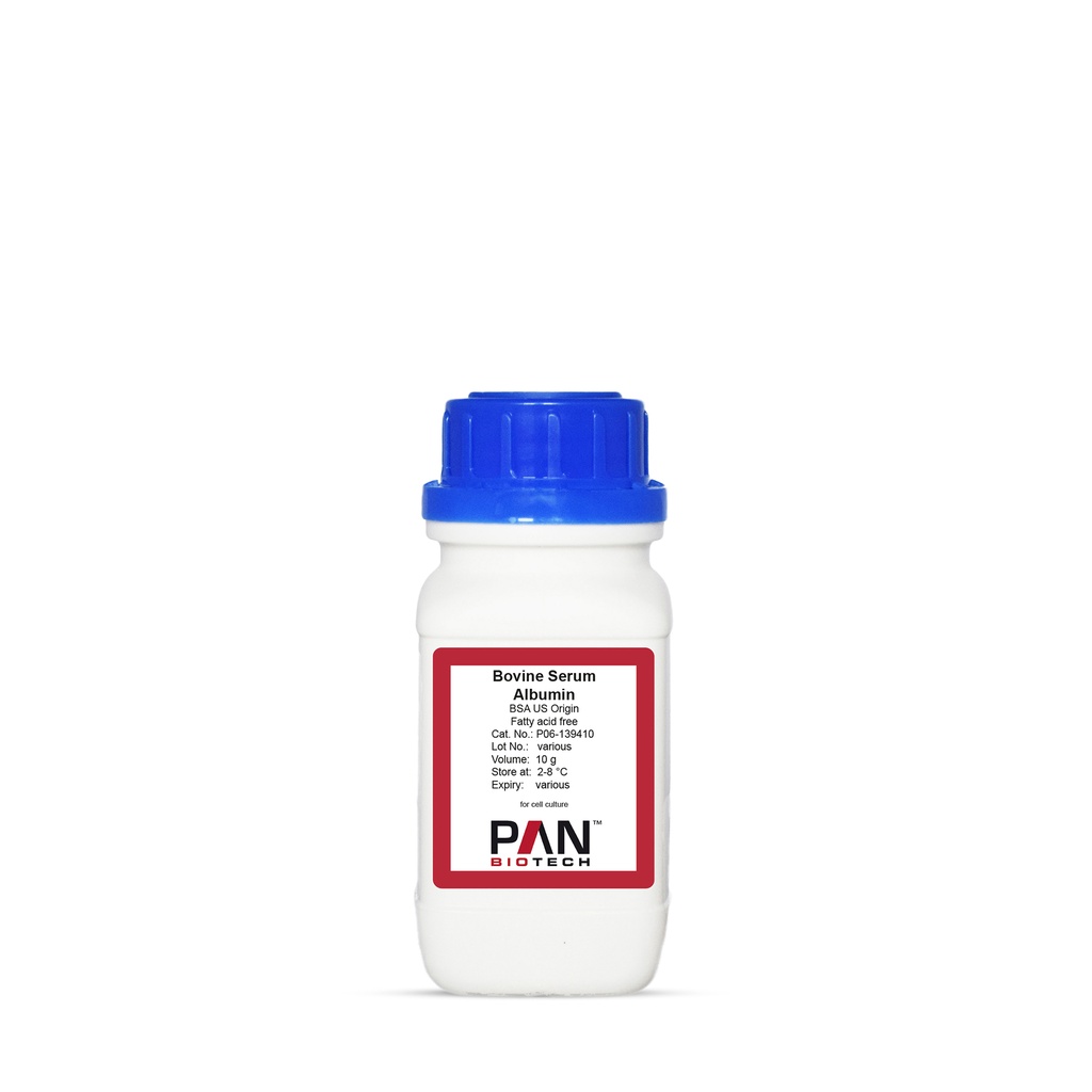 Bovine Serum Albumin (BSA), US Origin, Fatty acid free, lyophilized powder