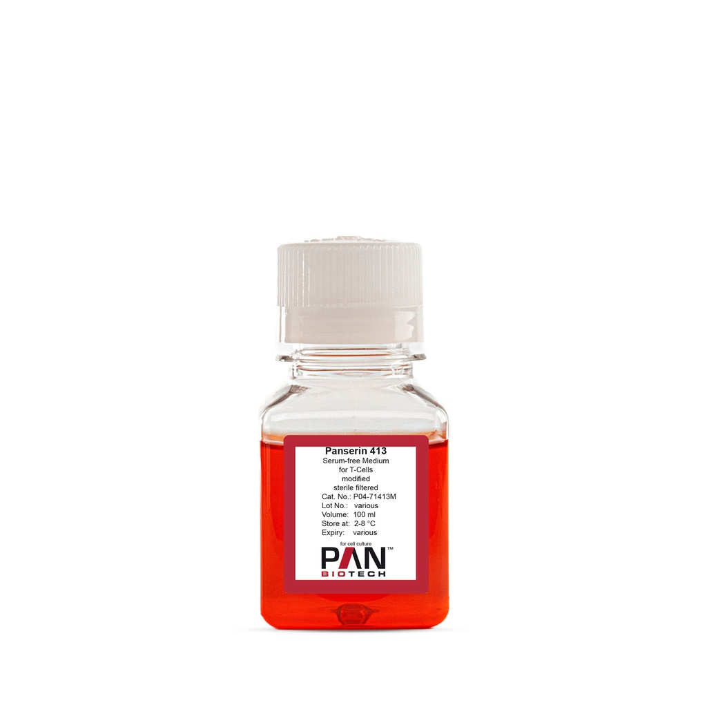 Panserin 413, Serum-free Medium for Lymphocytes, T-Cells and Hybridoma Cells, w: L-Glutamine, modified