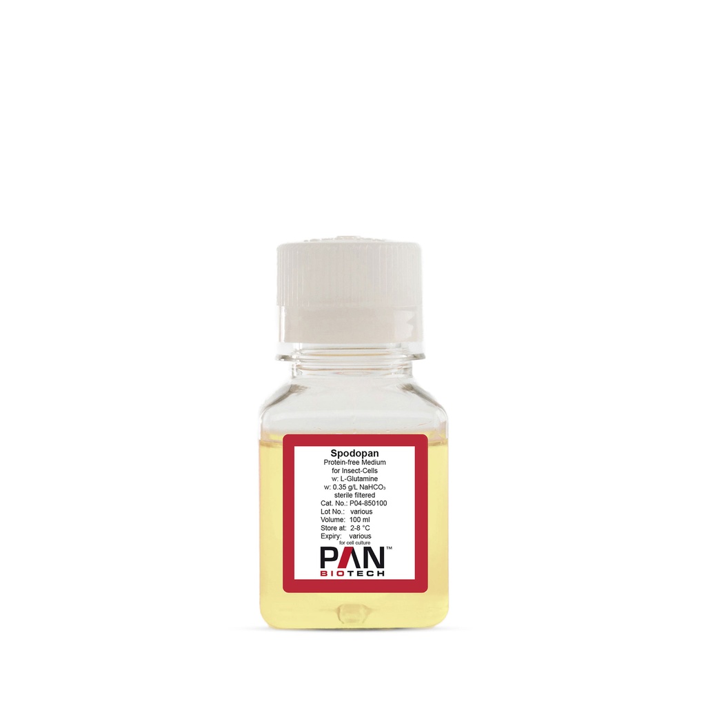 Spodopan, Protein-free medium for Insect-cells, w: L-Glutamine, w: 0.35 g/L NaHCO3