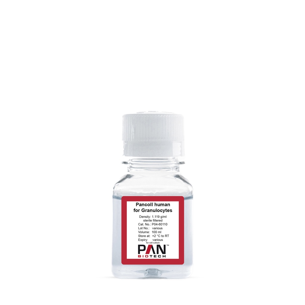 Pancoll human for Granulocytes, Density: 1.119 g/ml