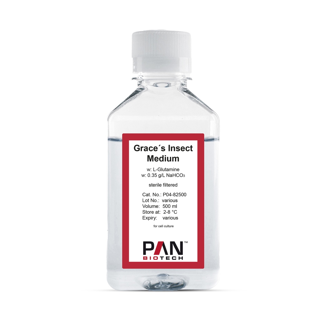 Grace´s Insect Medium, w: L-Glutamine, w: 0.35 g/L NaHCO3, 500 ml