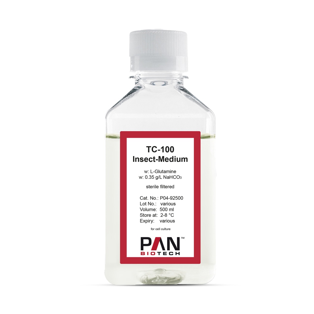 TC-100 Insect Medium, w: L-Glutamine, w: 0.35 g/L NaHCO3, 500 ml