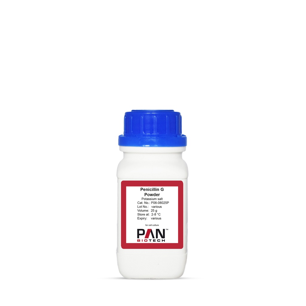 Penicillin G potassium salt, Powder, 25 g