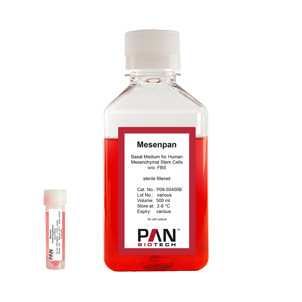 Mesenpan Special Medium for Human Mesenchymal Stem Cells, w/o: FBS, 500 ml
