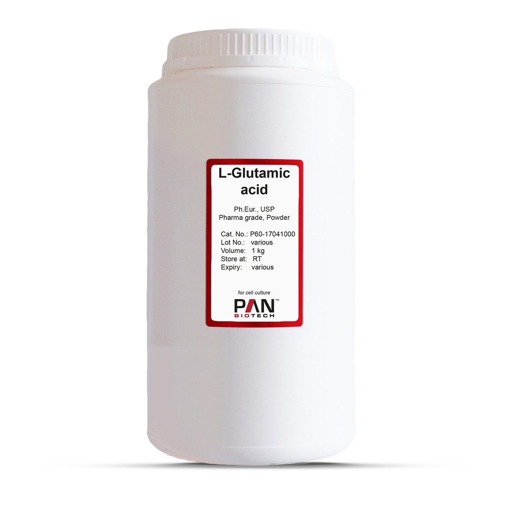 L-Glutamic acid (Ph. Eur.,USP) Pharma grade, Powder, 1 kg