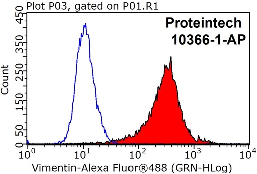 [10366-1-AP-150UL] Vimentin Polyclonal antibody