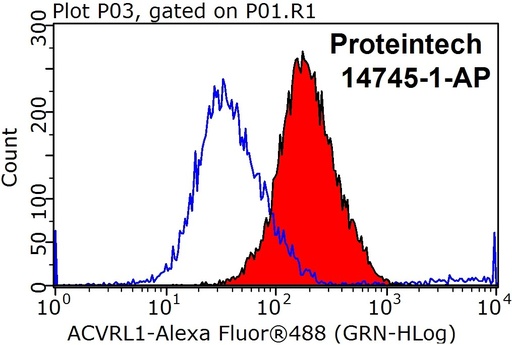 [14745-1-AP-150UL] ACVRL1 Polyclonal antibody