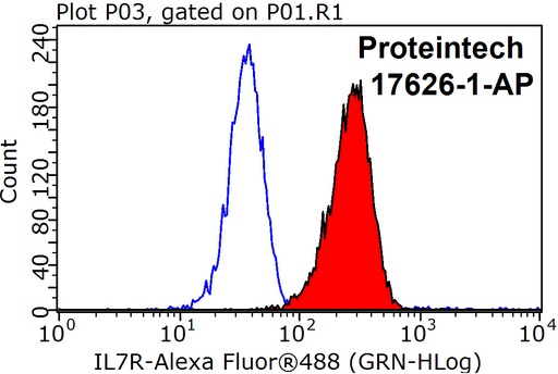 [17626-1-AP-150UL] CD127/IL-7R Polyclonal antibody