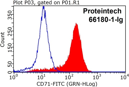 [66180-1-IG-150UL] CD71 Monoclonal antibody