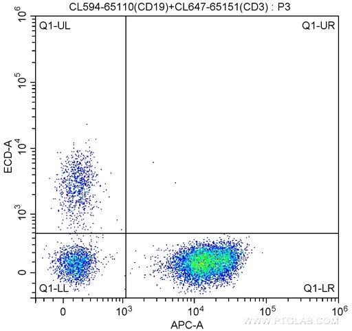 [CL594-65110-100TESTS] CoraLite®594 Anti-Human CD19 (HIB19)