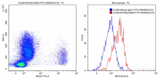 [CL594-65165-100TESTS] CoraLite®594 Anti-Human CD86 (BU63)
