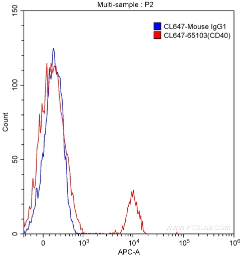 [CL647-65103-100TESTS] CoraLite®647 Anti-Human CD40 (G28.5)