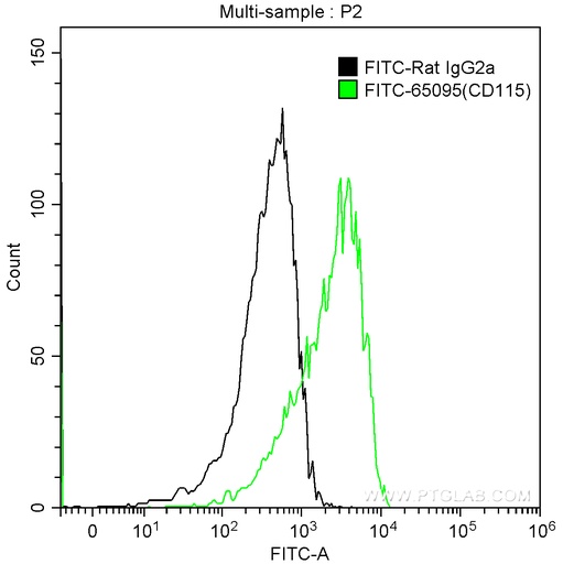 [FITC-65095-100UG] FITC Anti-Mouse CD115 (c-fms) (AFS98)