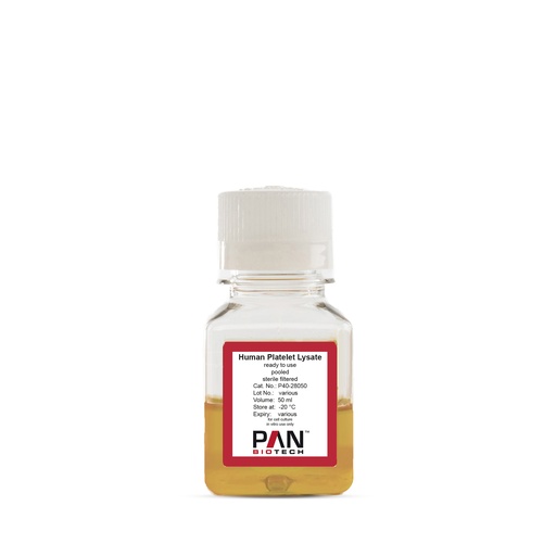 Human Platelet Lysate, ready to use, pooled, sterile filtered