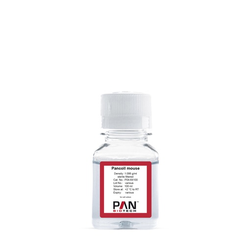 Pancoll mouse, Density: 1.086 g/ml