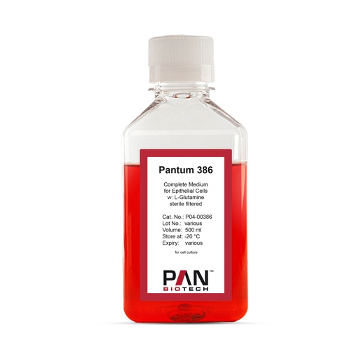 [P04-00386] Pantum 386 Complete Medium for Epithelial Cells, w: L-Glutamine, 500 ml