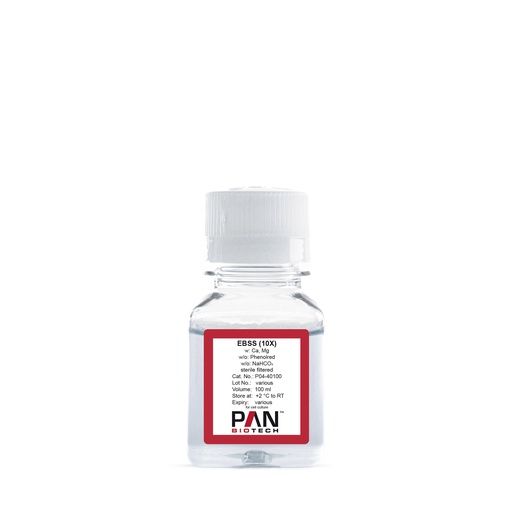 [P04-40100] EBSS, (10X) w/o: Phenol red, w/o: NaHCO3, 100 ml