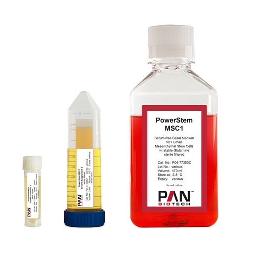 [P04-77355K] PowerStem MSC1, Serum-free medium for human mesenchymal stem cells (hMSC), 500 ml