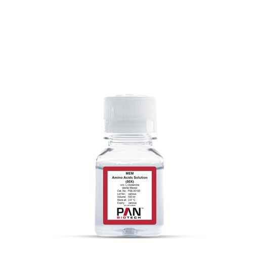 [P08-30100] MEM Amino Acids Solution (50x) w/o: L-Glutamine, 100 ml