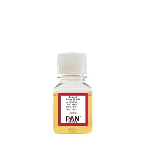[P40-3001] Seraclot, Type AB, male, Human Serum, sterile filtered, 100 ml